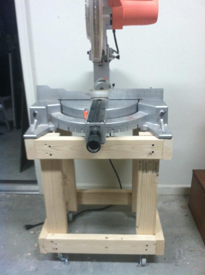 how to build a miter saw stand
